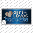 This Girl Loves Her Dodgers Novelty Sticker Decal Small