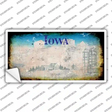 Iowa State Rusty Novelty Sticker Decal Small