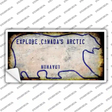 Nunavut Rusty Novelty Sticker Decal Small