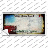 Prince Edward Island Rusty Novelty Sticker Decal Small