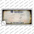 Quebec Rusty Novelty Sticker Decal Small