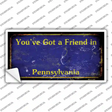 Pennsylvania Rusty Novelty Sticker Decal Small