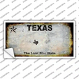 Texas Rusty Novelty Sticker Decal Small