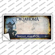 Oklahoma Rusty Novelty Sticker Decal Small