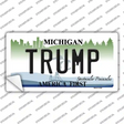 Trump Michigan Novelty Sticker Decal Small