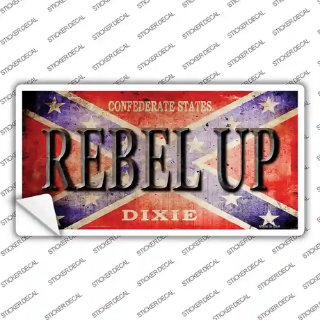 Rebel Up Novelty Sticker Decal Small