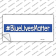 Blue Lives Matter Novelty Sticker Decal Small