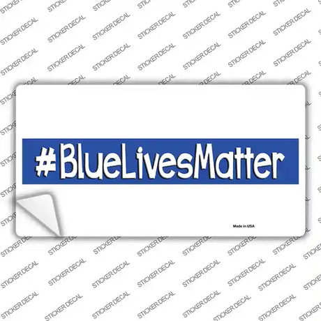 Blue Lives Matter Novelty Sticker Decal Small