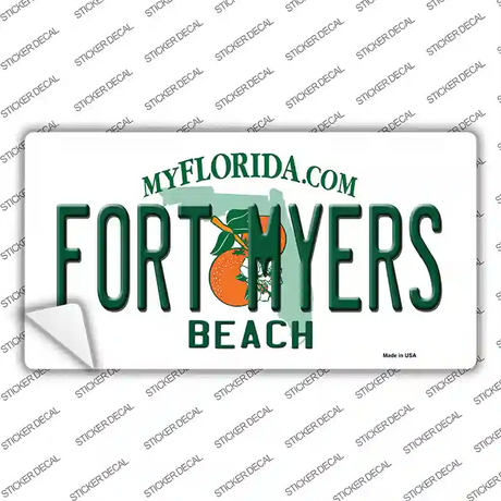 Fort Myers Beach Novelty Sticker Decal Small