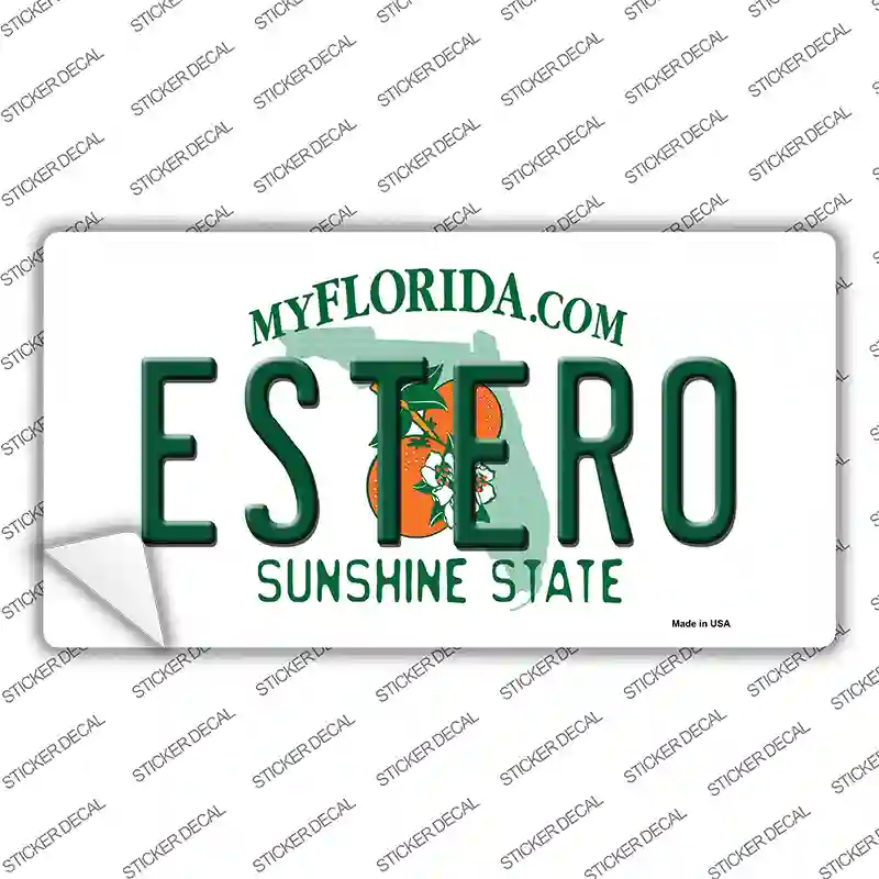 Estero Sunshine State Novelty Sticker Decal Small