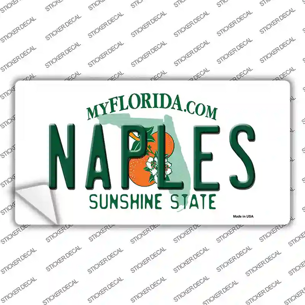Naples Florida Novelty Sticker Decal | Smart Blonde