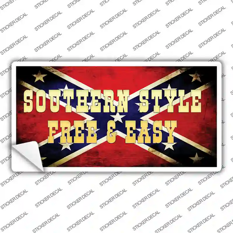 Southern Style Novelty Sticker Decal Small