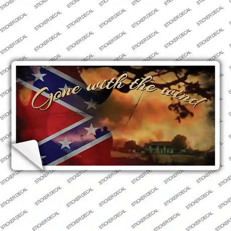 Gone With The Wind Novelty Sticker Decal Small