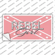 Rebel Girl Pink Novelty Sticker Decal Small