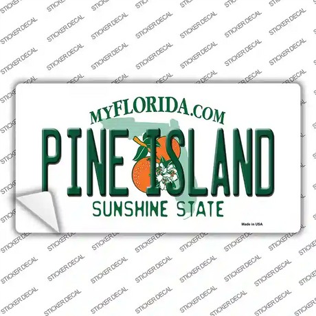 Pine Island Novelty Sticker Decal Small