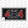 4x4 Confederate Novelty Sticker Decal Small