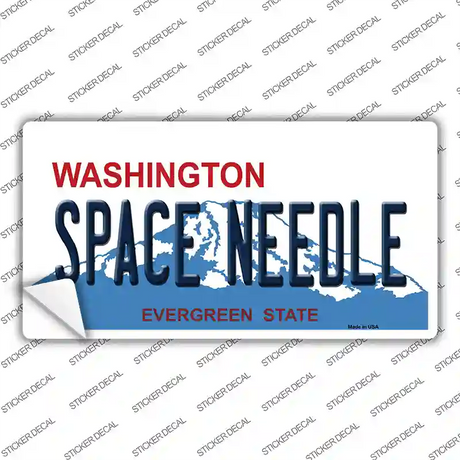 Space Needle Washington Novelty Sticker Decal Small