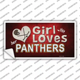 This Girl Loves Panthers Novelty Sticker Decal