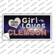 This Girl Loves Clemson Novelty Sticker Decal