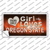 This Girl Loves Oregon State Novelty Sticker Decal