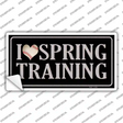 I Love Spring Training Novelty Sticker Decal Small