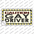 Caution Gay Driver Novelty Sticker Decal Small