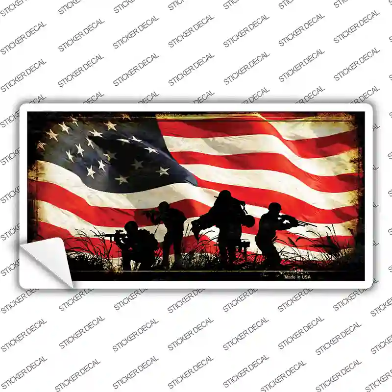 American Freedom Fighters Novelty Sticker Decal Small