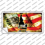 Idaho Love Novelty Sticker Decal Small