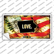 Iowa Love Novelty Sticker Decal Small