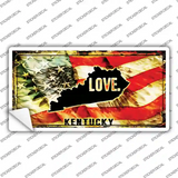 Kentucky Love Novelty Sticker Decal Small