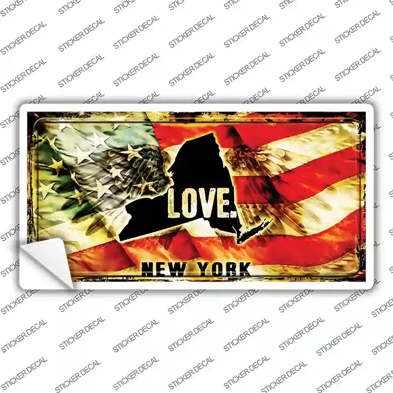 New York Love Novelty Sticker Decal Small