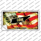 Tennessee Love Novelty Sticker Decal Small