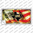 Texas Love Novelty Sticker Decal Small