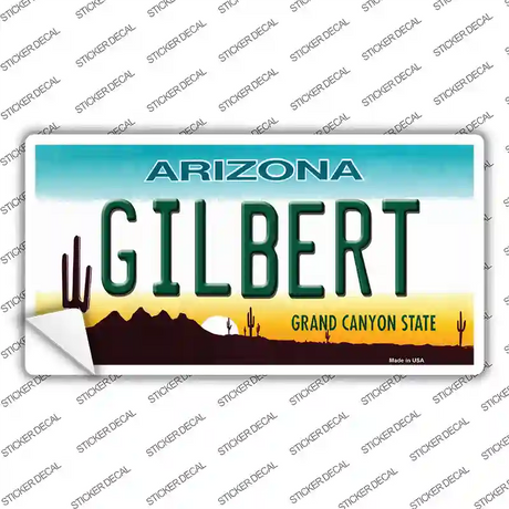 Gilbert Arizona Novelty Sticker Decal Small