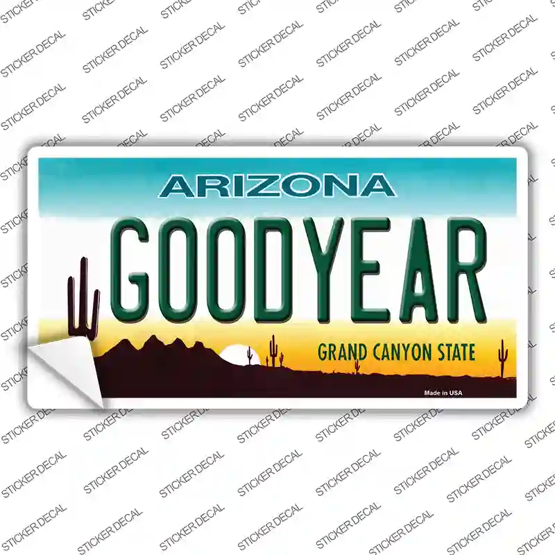 Goodyear Arizona Novelty Sticker Decal Small