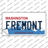 Fremont Washington Novelty Sticker Decal Small