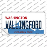 Washington Wallingford Novelty Sticker Decal Small