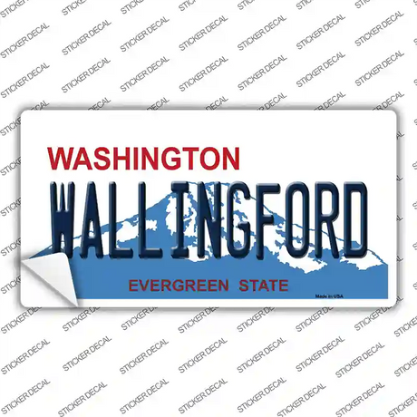 Washington Wallingford Novelty Sticker Decal Small