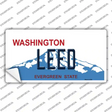 Leed Washington Novelty Sticker Decal Small