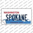 Spokane Washington Novelty Sticker Decal Small