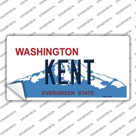 Kent Washington Novelty Sticker Decal Small