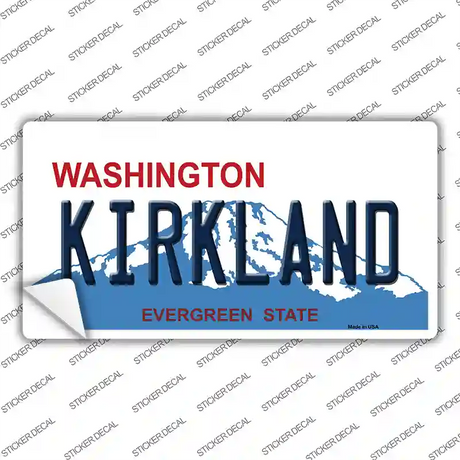 Kirkland Washington Novelty Sticker Decal Small