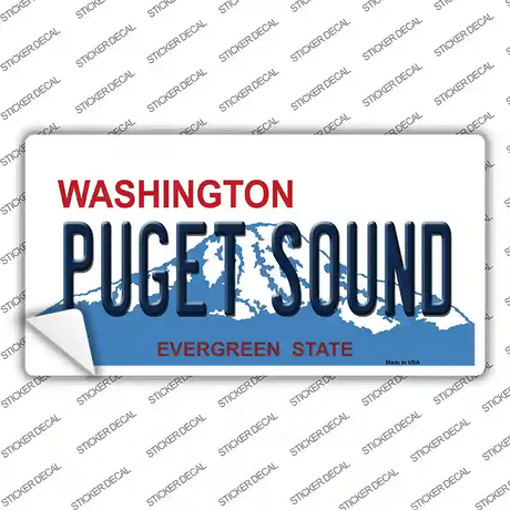 Puget Sound Washington Novelty Sticker Decal Small