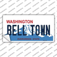 Bell Town Washington Novelty Sticker Decal Small