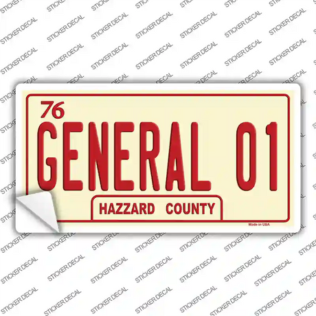 General 01 Novelty Sticker Decal Small