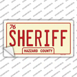 Sheriff Novelty Sticker Decal Small