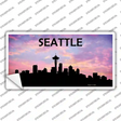 Seattle Silhouette Novelty Sticker Decal Small