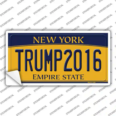 Trump 2016 Novelty Sticker Decal Small