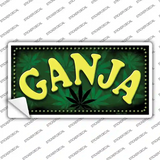 Ganja Novelty Sticker Decal Small