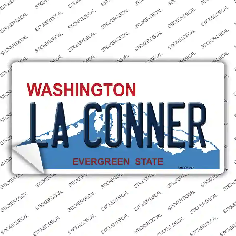 La Conner Washington Novelty Sticker Decal | Smart Blonde